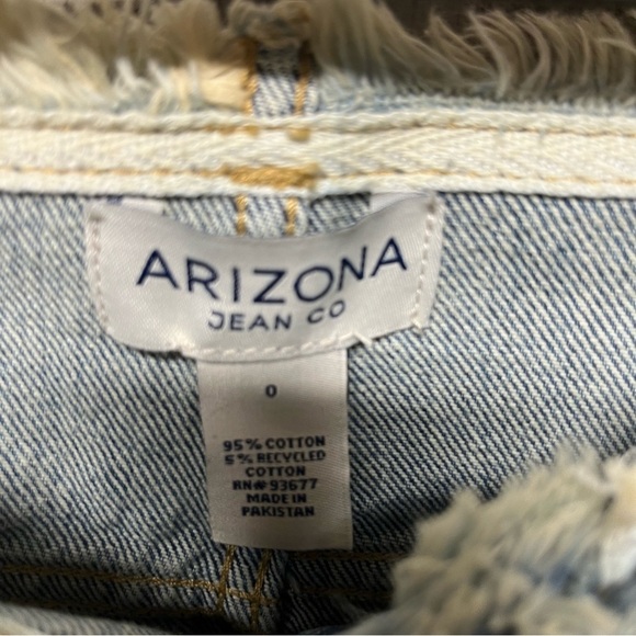 Arizona Women's Mid Rise Midi Denim Skirt-Juniors Size 0 - Picture 8 of 10